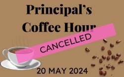 Coffee Hour Cancelled